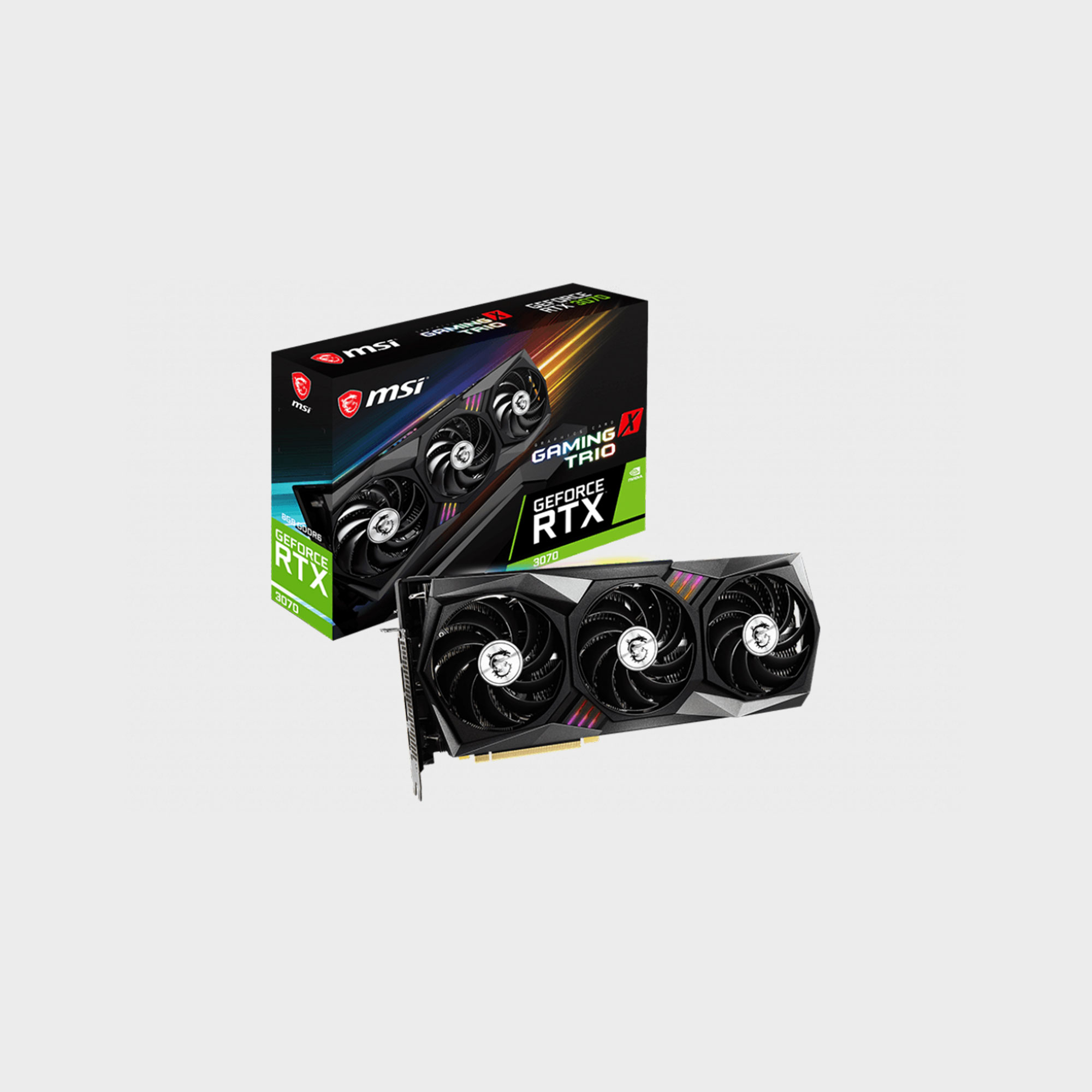 MSI NVIDIA RTX 3070 Gaming X Trio 8G DDR6 - Hankerz Official