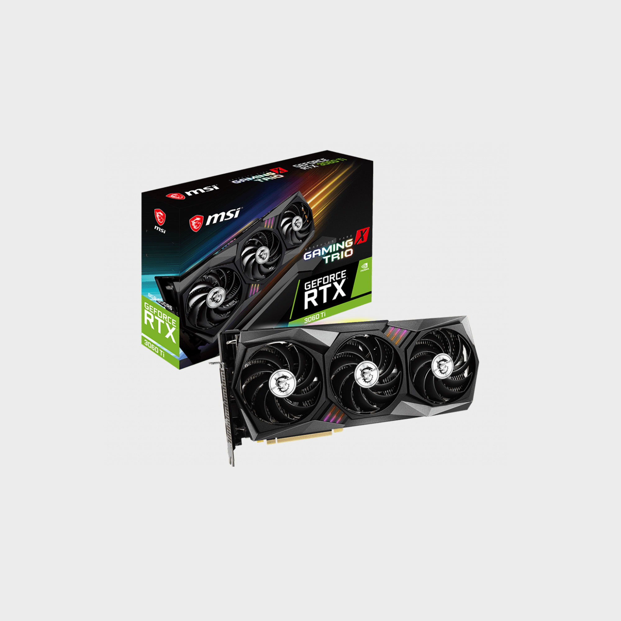 MSI NVIDIA RTX 3060Ti Gaming X Trio 8G DDR6 – Hankerz Official