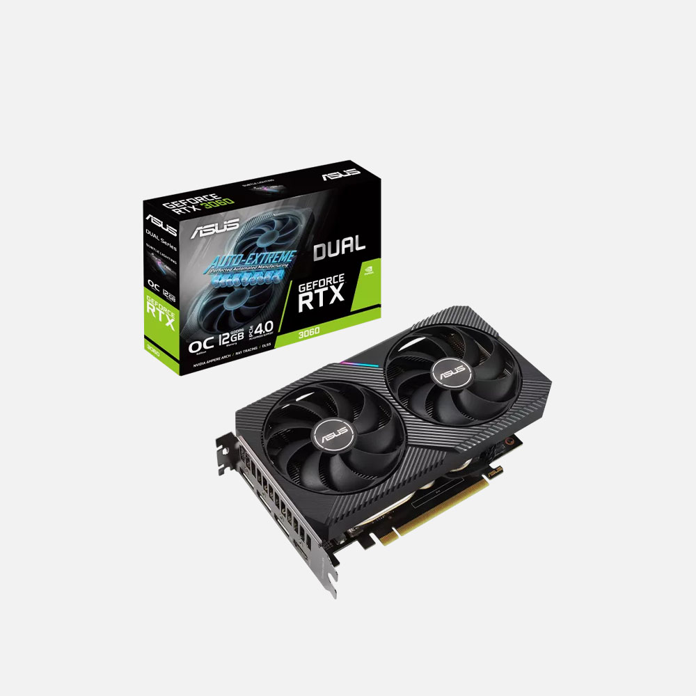 ASUS Dual GeForce RTX™ 3060 V2 OC Edition 12GB GDDR6