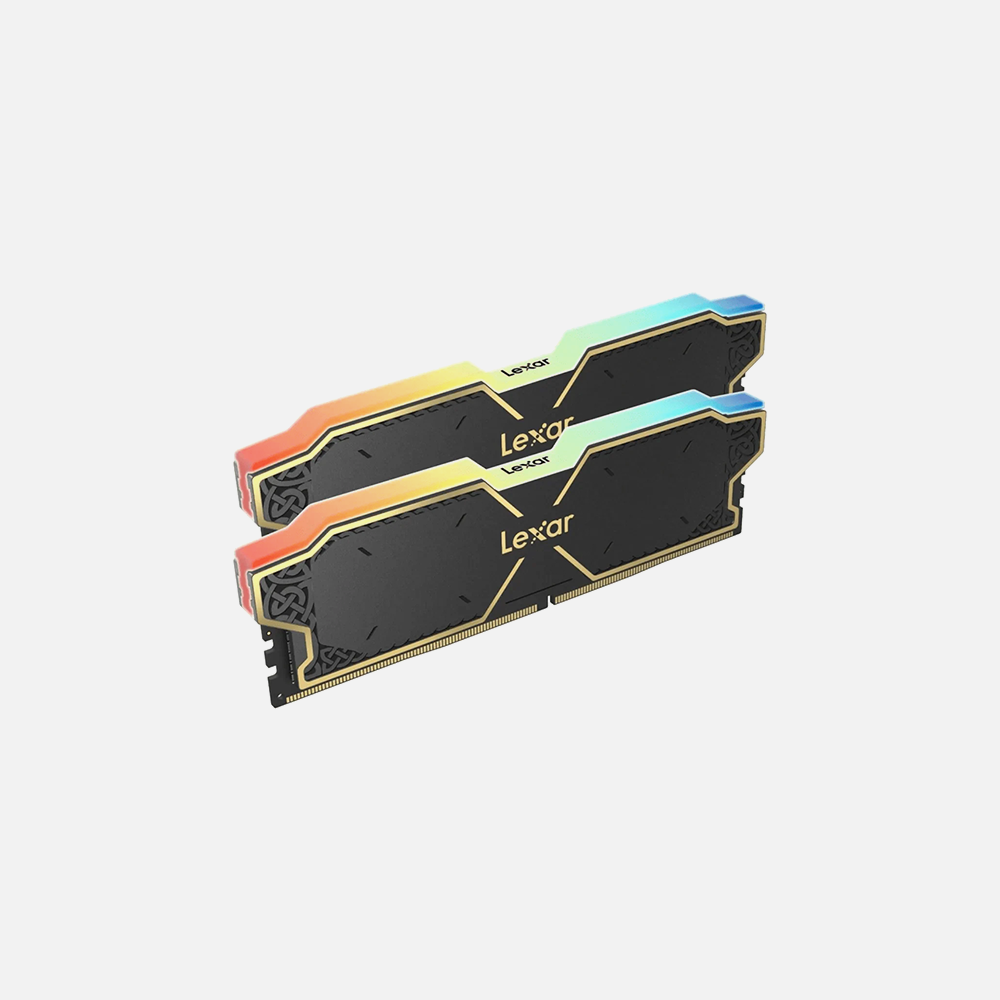 Lexar THOR RGB DDR5 RAM 32GB Kit (2x16GB) 6000 MHz CL38 Black